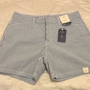 St. John's Bay Seersucker Striped Women Shorts